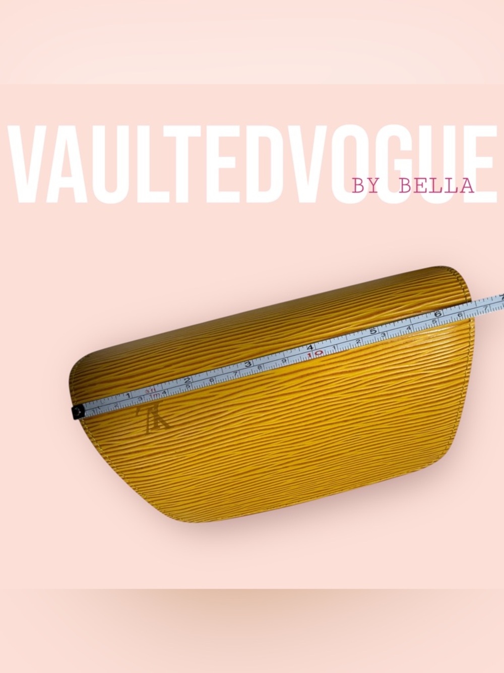 💛 Vintage Louis Vuitton Epi Leather Pouch 💛 - Picture 9 of 10